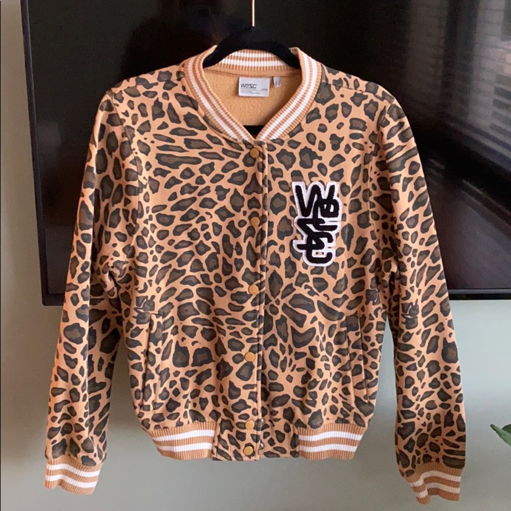 Wesc Leopard Print Jacket